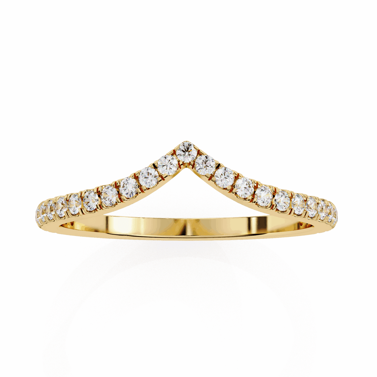 0.25 Carat Round Eternity Wedding Band in Moissanite | House of Estara