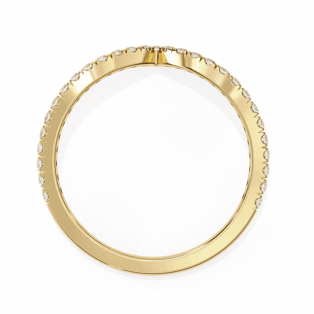 0.25 Carat Round Eternity Wedding Band in Moissanite | House of Estara