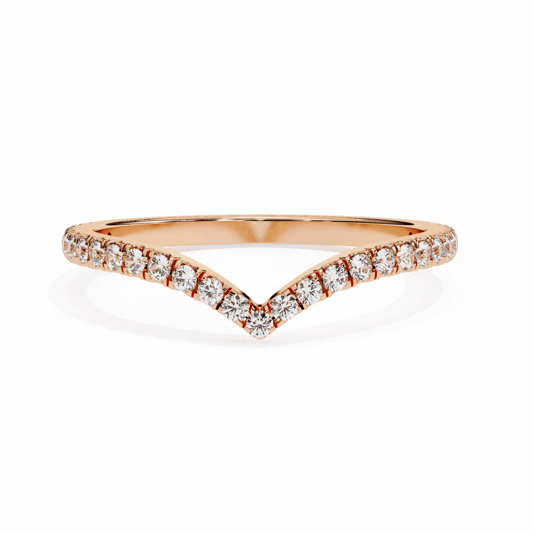 0.25 Carat Round Eternity Wedding Band in Moissanite | House of Estara