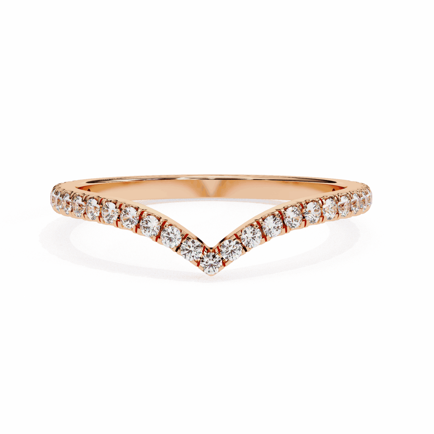 0.25 Carat Round Eternity Wedding Band in Moissanite | House of Estara