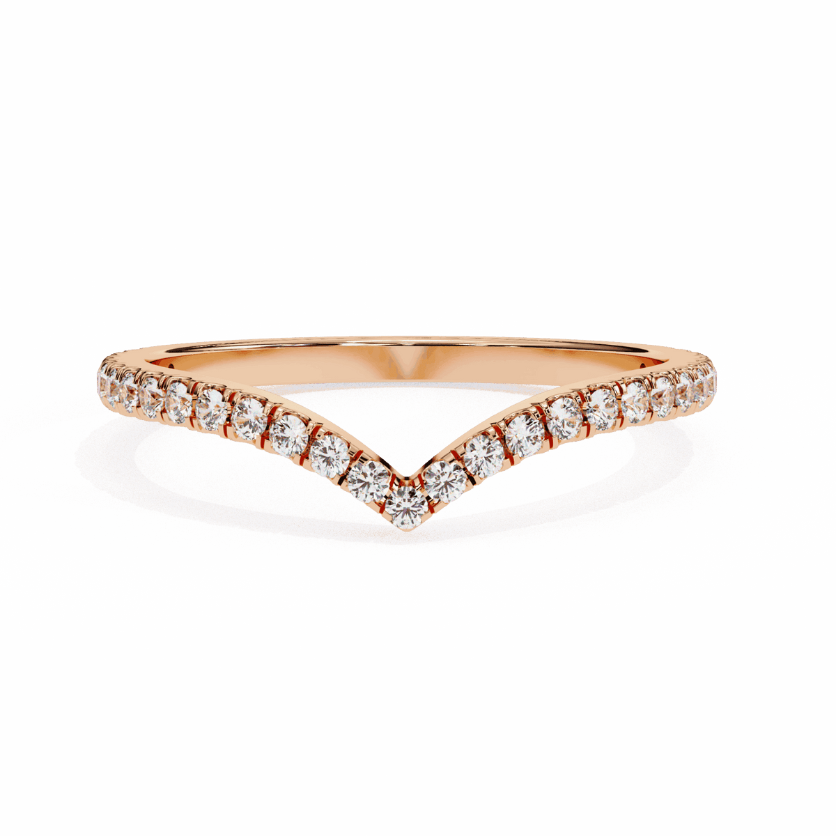 0.25 Carat Round Eternity Wedding Band in Moissanite | House of Estara