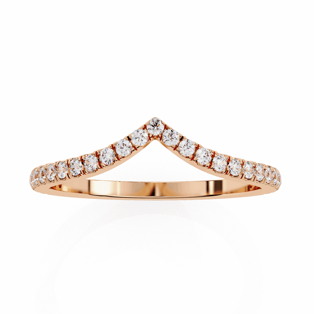 0.25 Carat Round Eternity Wedding Band in Moissanite | House of Estara