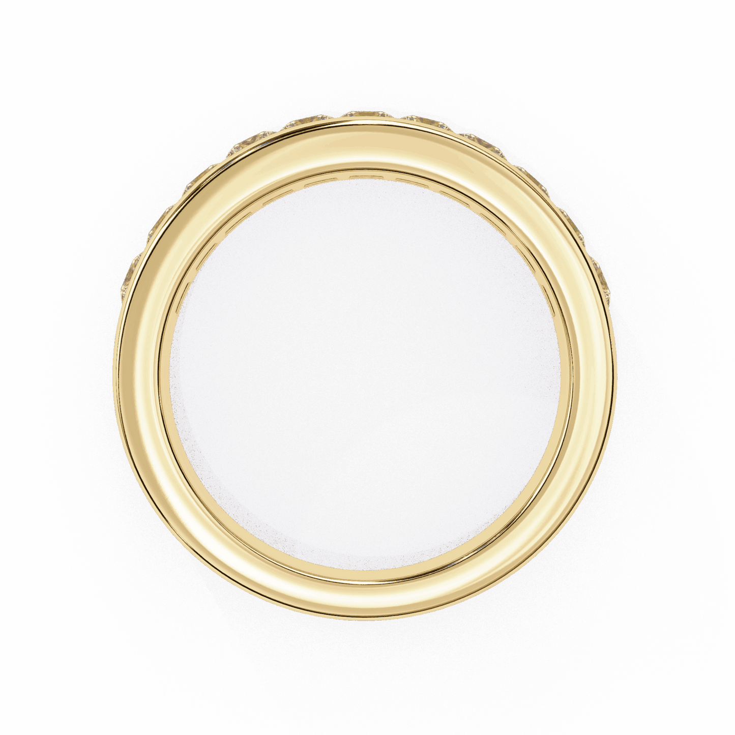 1 Carat Princess Minimal Band in Moissanite | House of Estara