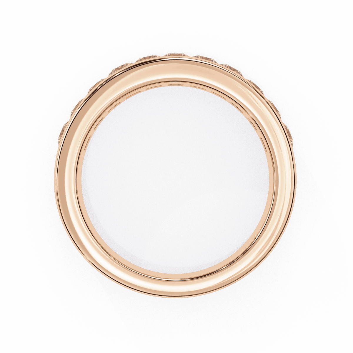 1 Carat Princess Minimal Band in Moissanite | House of Estara