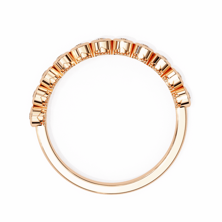 0.15 Carat Round Timeless Band in Moissanite | House of Estara