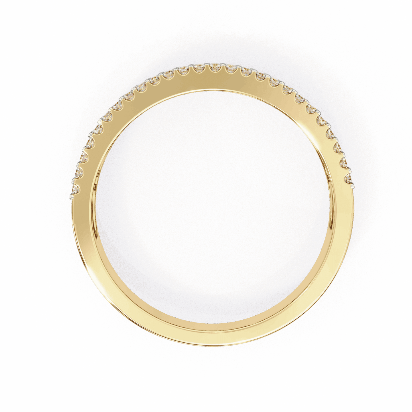 0.5 Carat Baguette and Round Eternity Ring in Moissanite | House of Estara