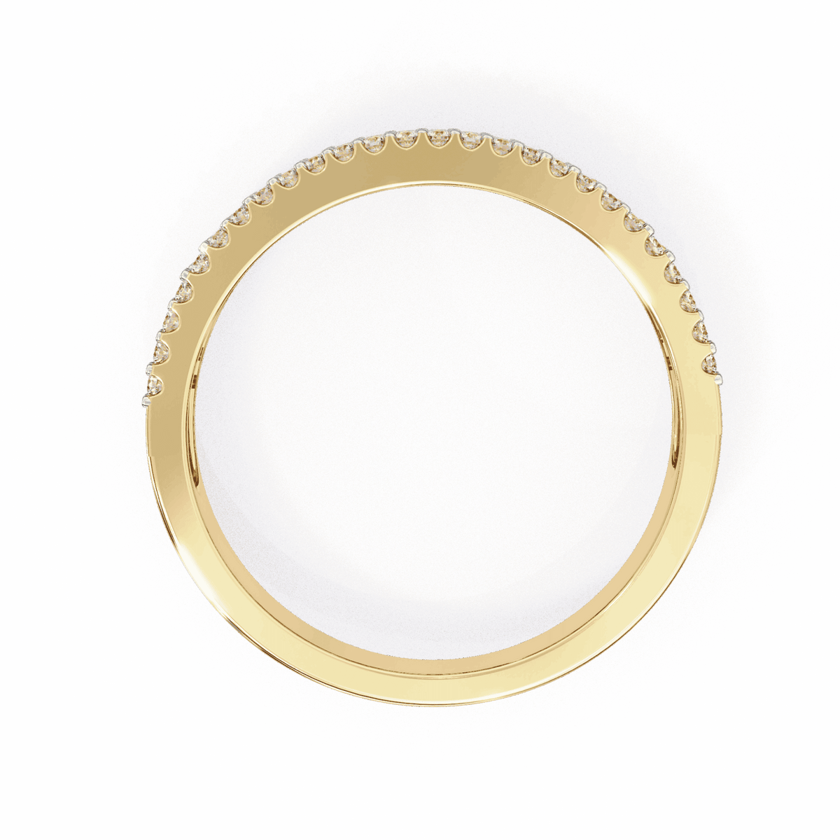 0.5 Carat Baguette and Round Eternity Ring in Moissanite | House of Estara