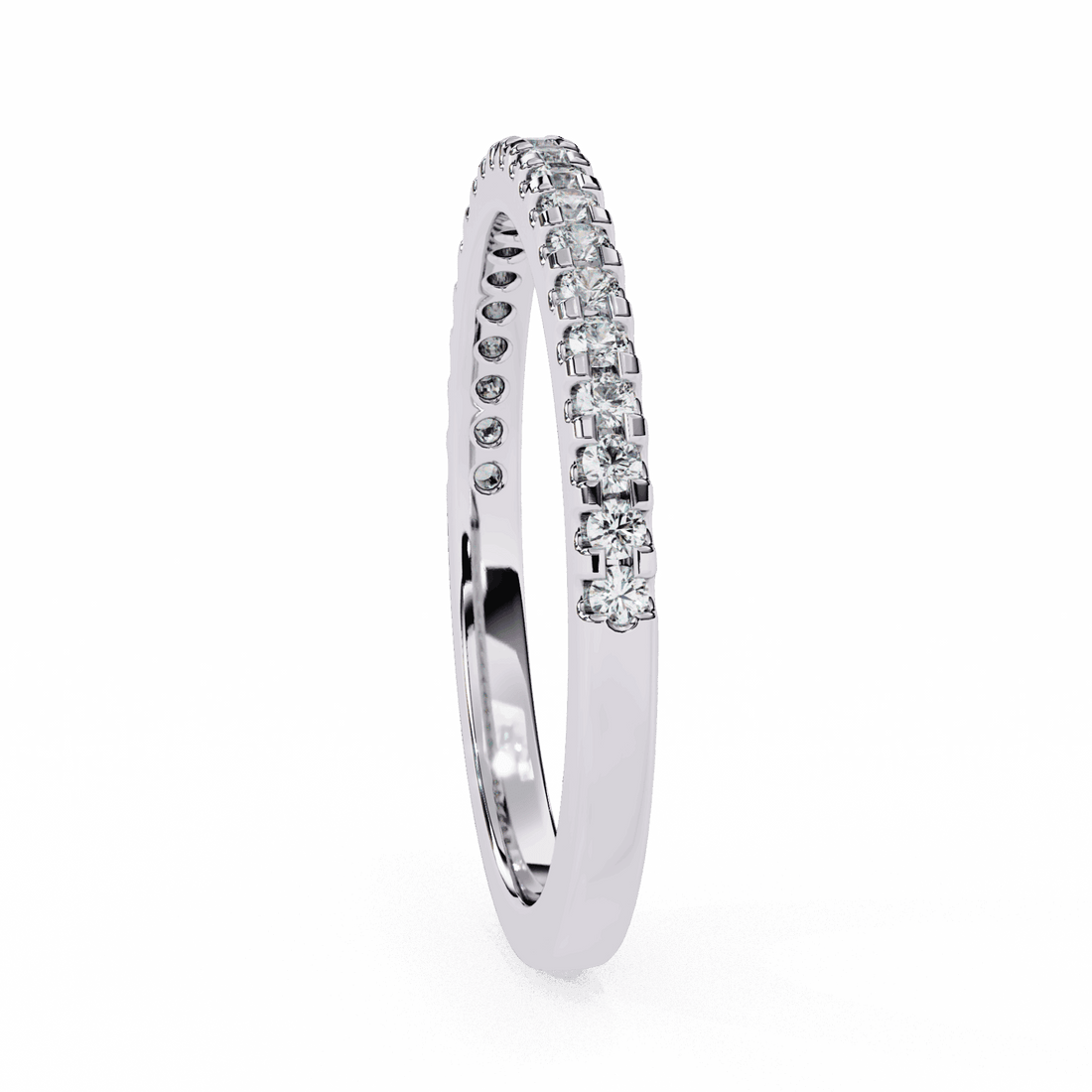 0.25 Carat Round Eternity Engagement Ring in Moissanite | House of Estara