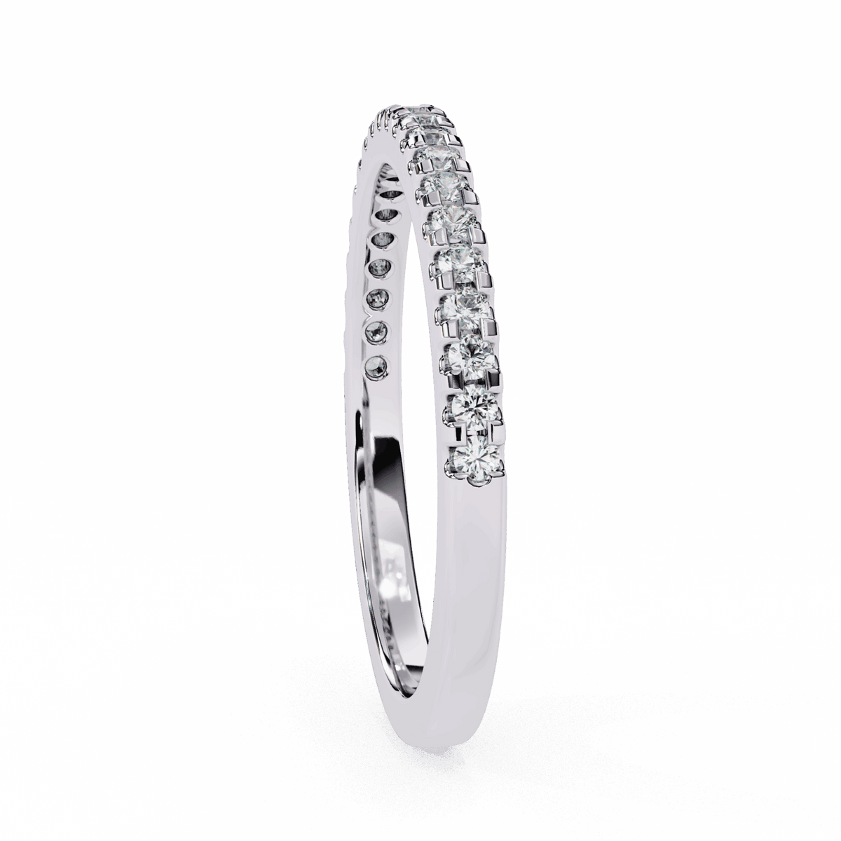 0.25 Carat Round Eternity Engagement Ring in Moissanite | House of Estara