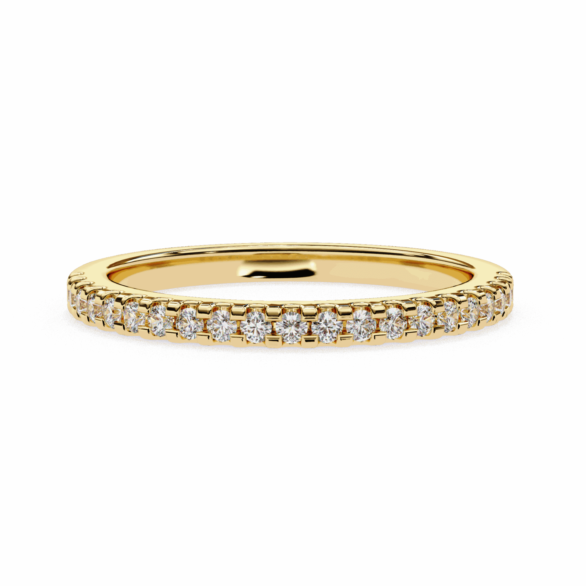 0.25 Carat Round Eternity Engagement Ring in Moissanite | House of Estara