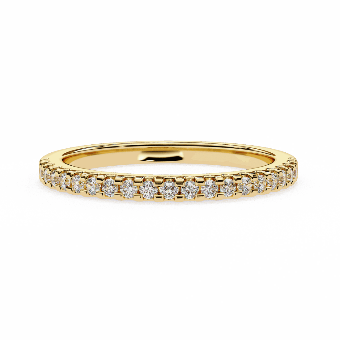 0.25 Carat Round Eternity Engagement Ring in Moissanite | House of Estara