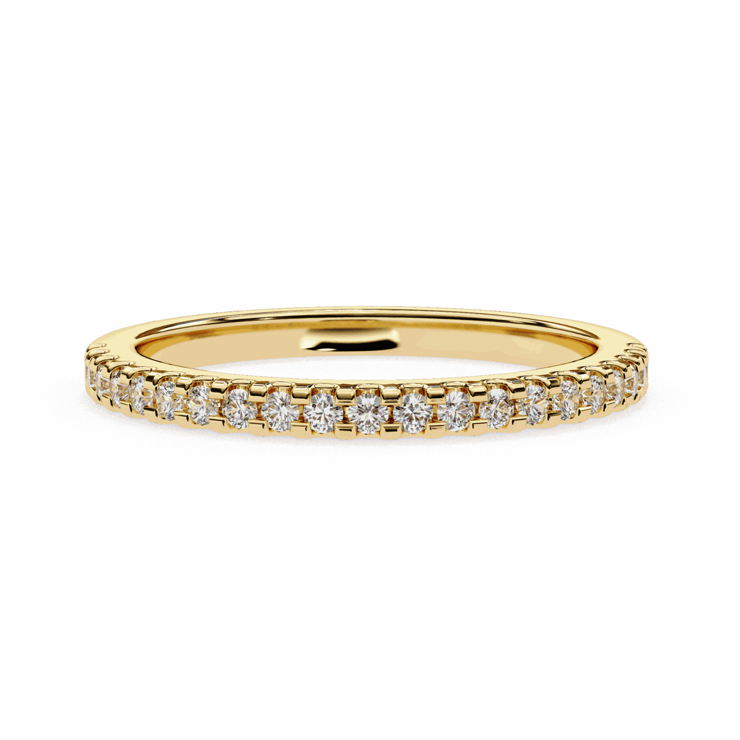 0.25 Carat Round Eternity Engagement Ring in Moissanite | House of Estara