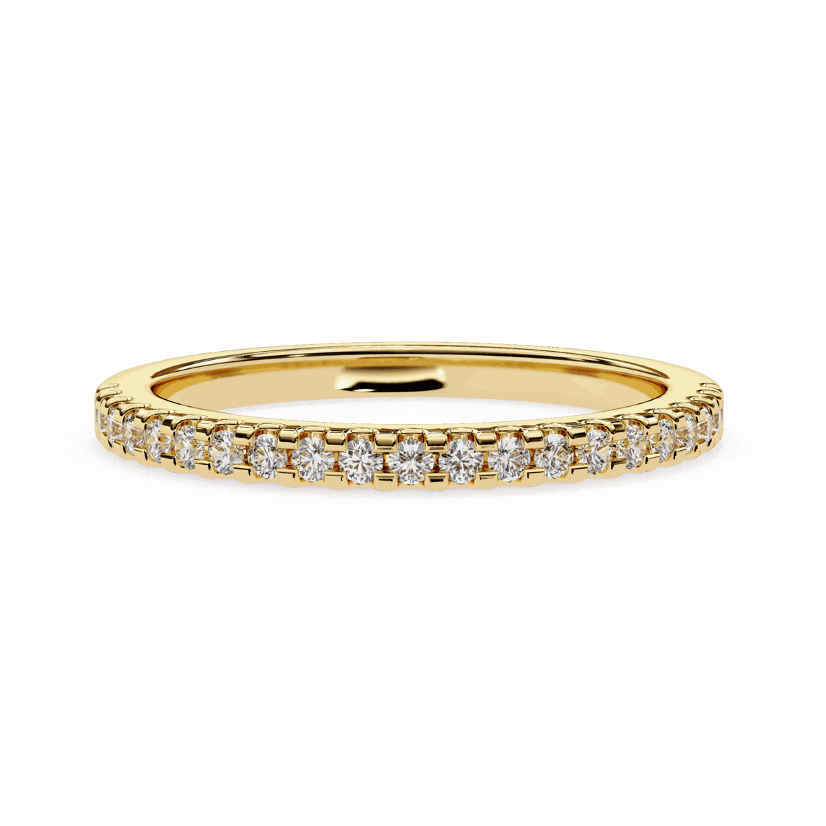 0.25 Carat Round Eternity Engagement Ring in Moissanite | House of Estara