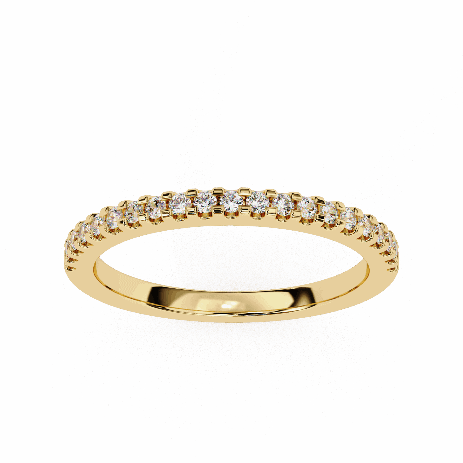 0.25 Carat Round Eternity Engagement Ring in Moissanite | House of Estara