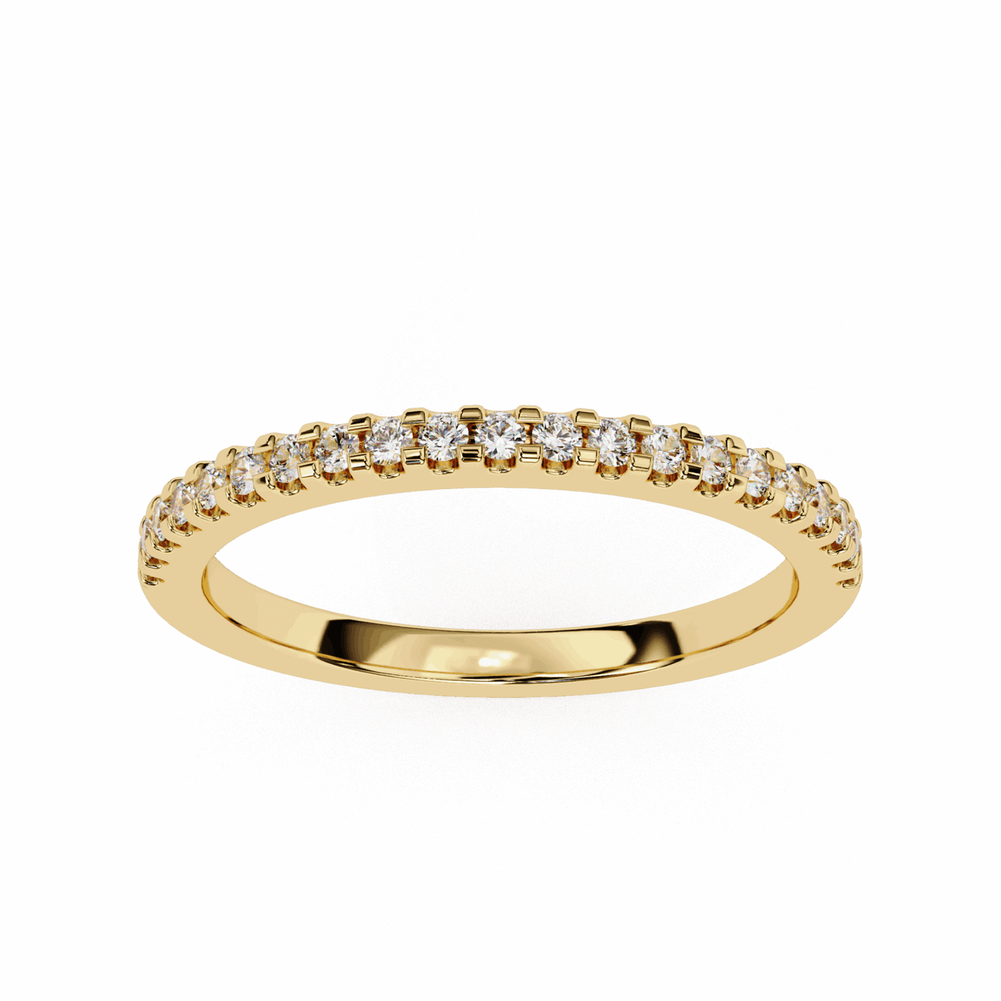 0.25 Carat Round Eternity Engagement Ring in Moissanite | House of Estara