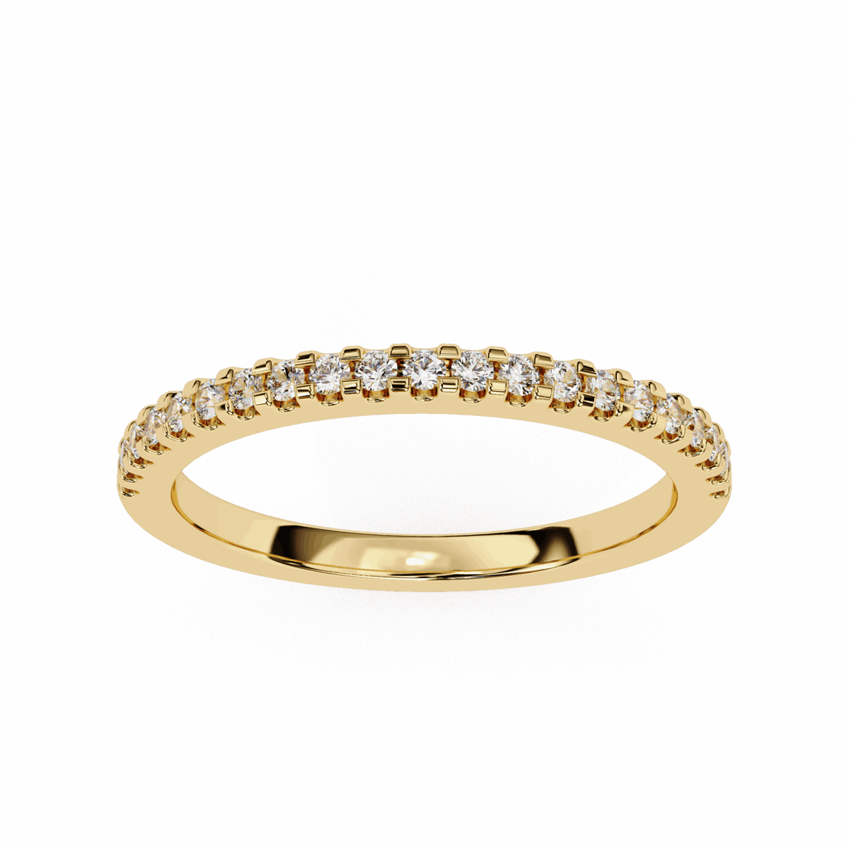 0.25 Carat Round Eternity Engagement Ring in Moissanite | House of Estara