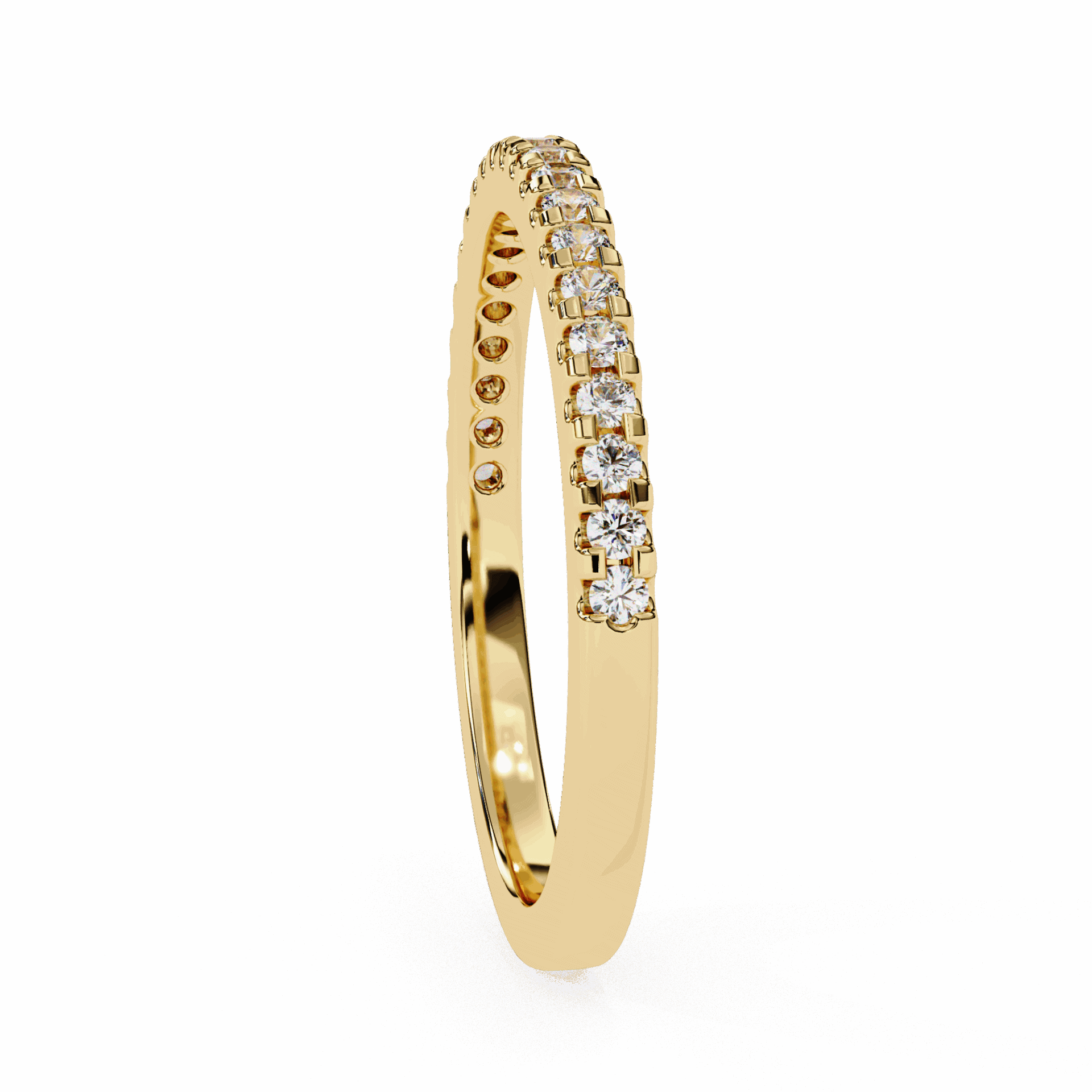 0.25 Carat Round Eternity Engagement Ring in Moissanite | House of Estara