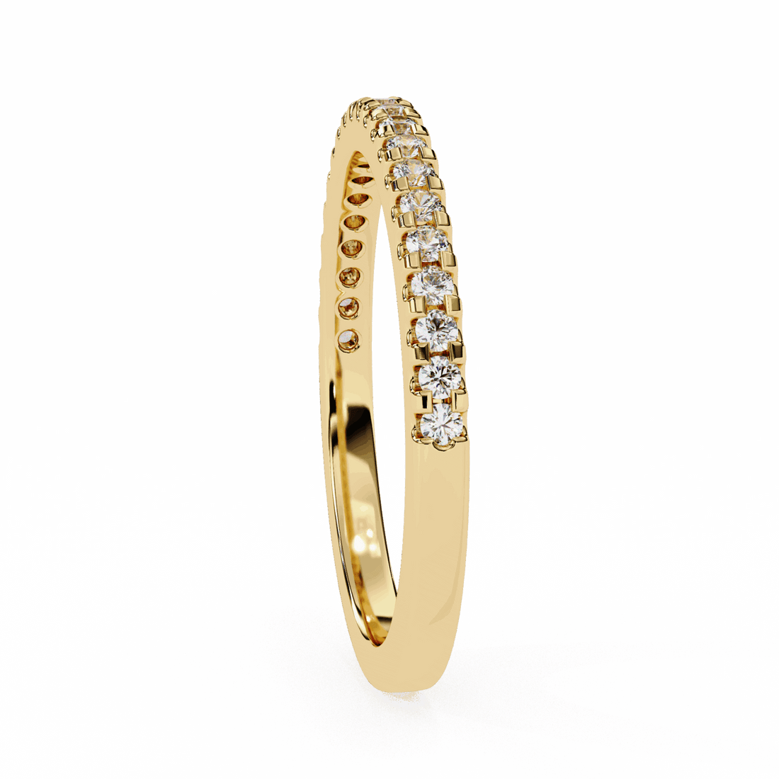 0.25 Carat Round Eternity Engagement Ring in Moissanite | House of Estara
