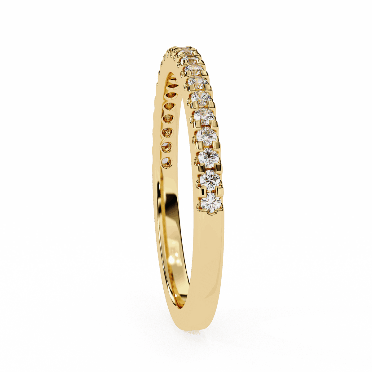 0.25 Carat Round Eternity Engagement Ring in Moissanite | House of Estara