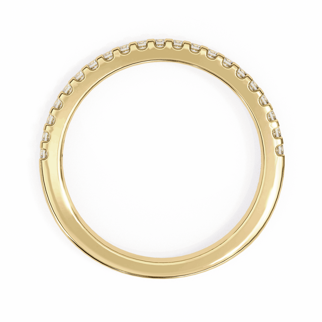 0.25 Carat Round Eternity Engagement Ring in Moissanite | House of Estara