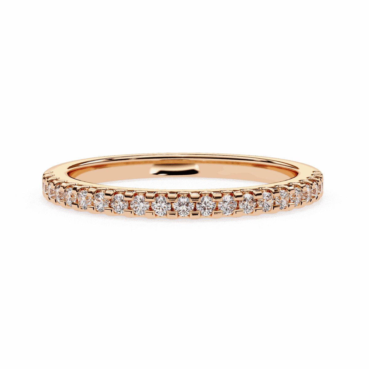 0.25 Carat Round Eternity Engagement Ring in Moissanite | House of Estara