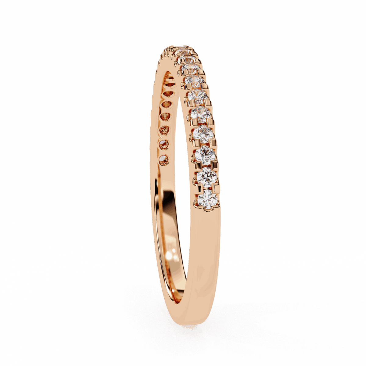 0.25 Carat Round Eternity Engagement Ring in Moissanite | House of Estara