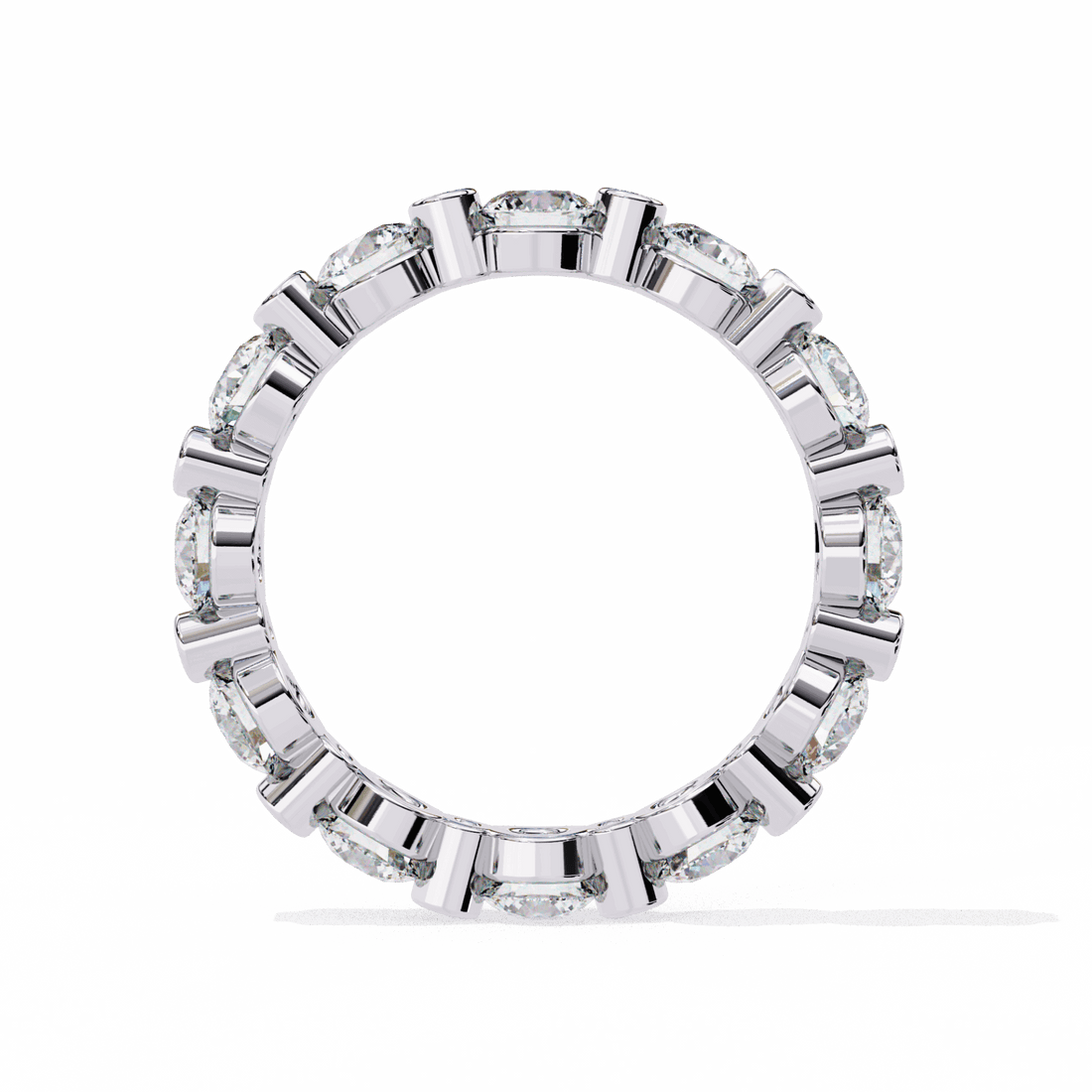 2.5 Carat Round Twilight Band in Moissanite | House of Estara