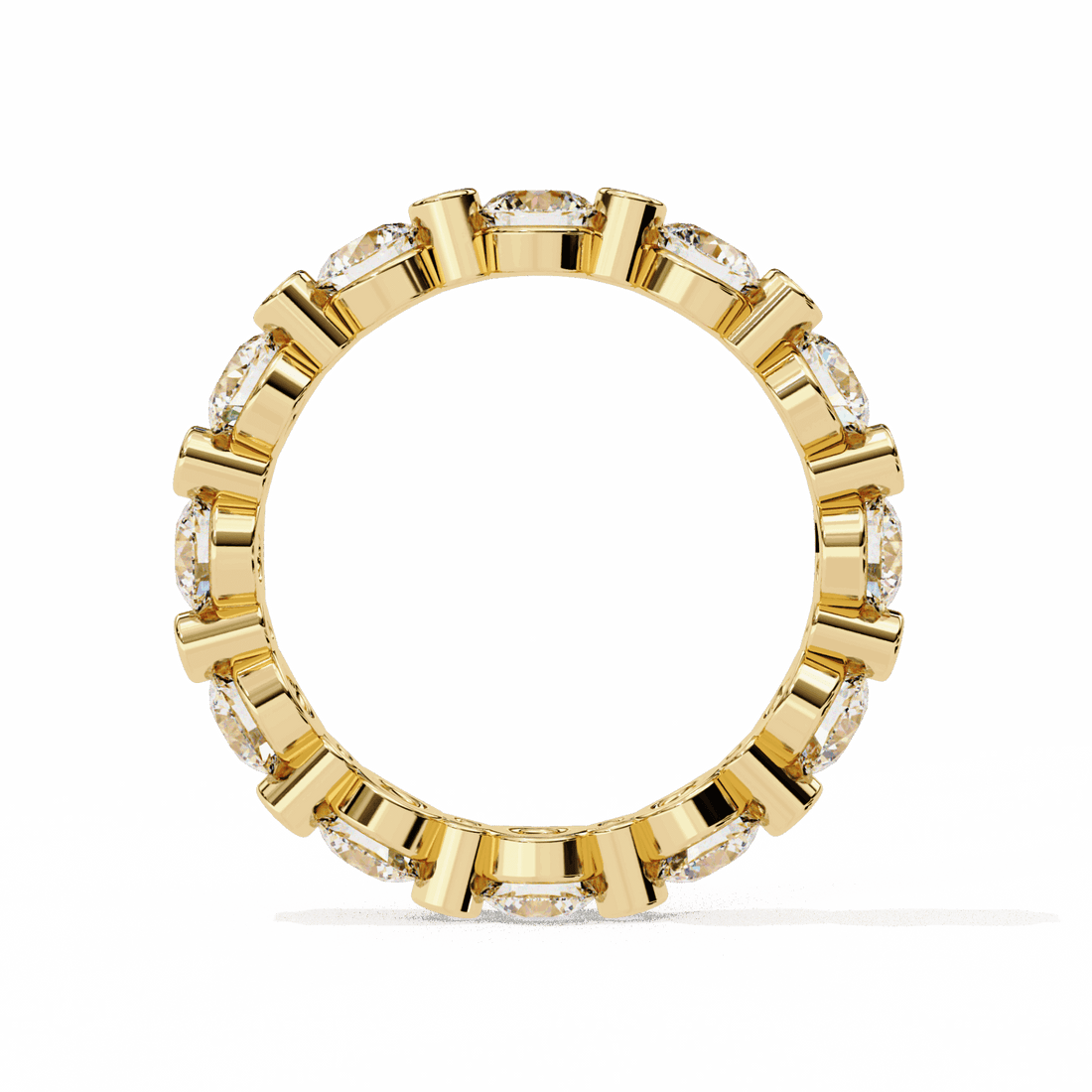 2.5 Carat Round Twilight Band in Moissanite | House of Estara