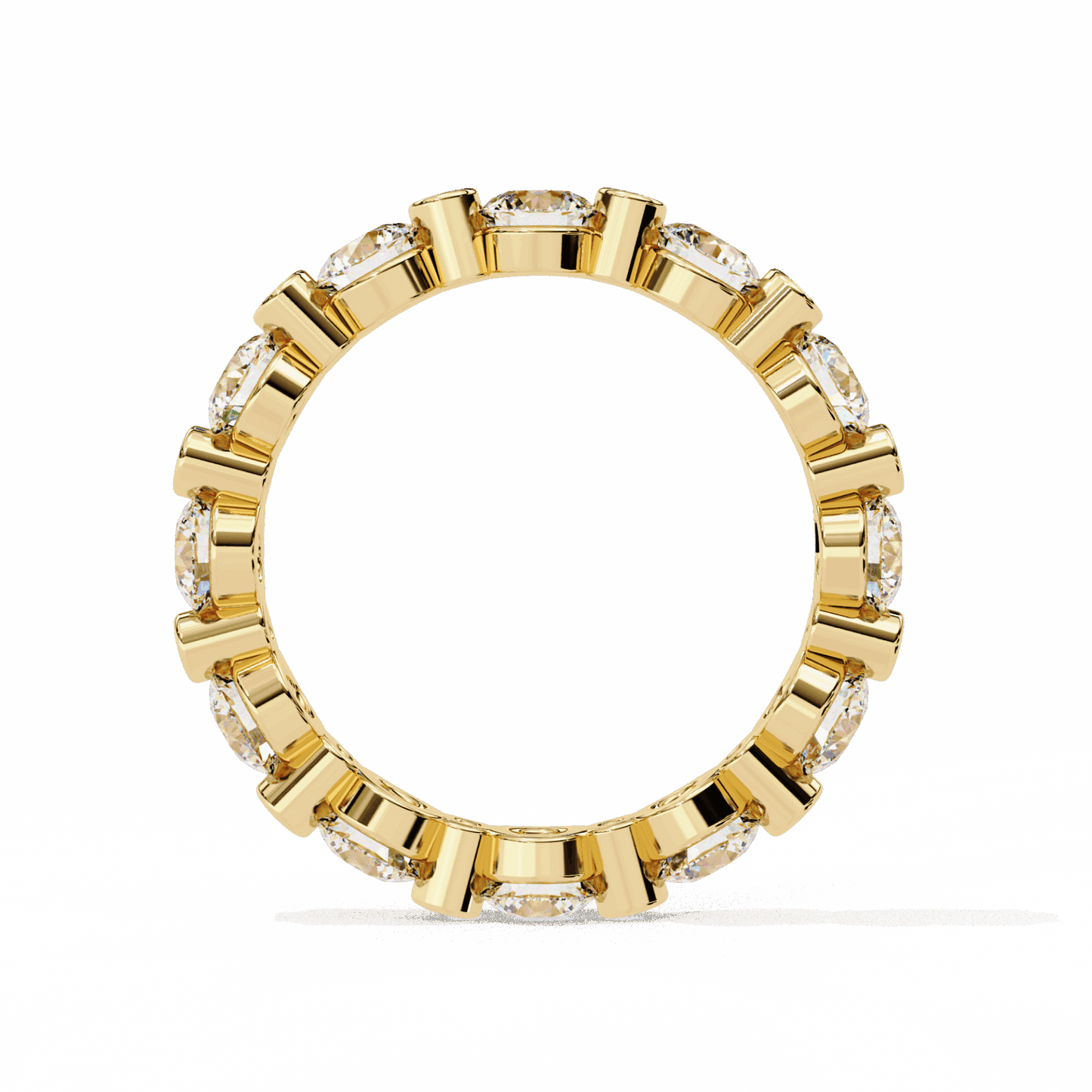 2.5 Carat Round Twilight Band in Moissanite | House of Estara