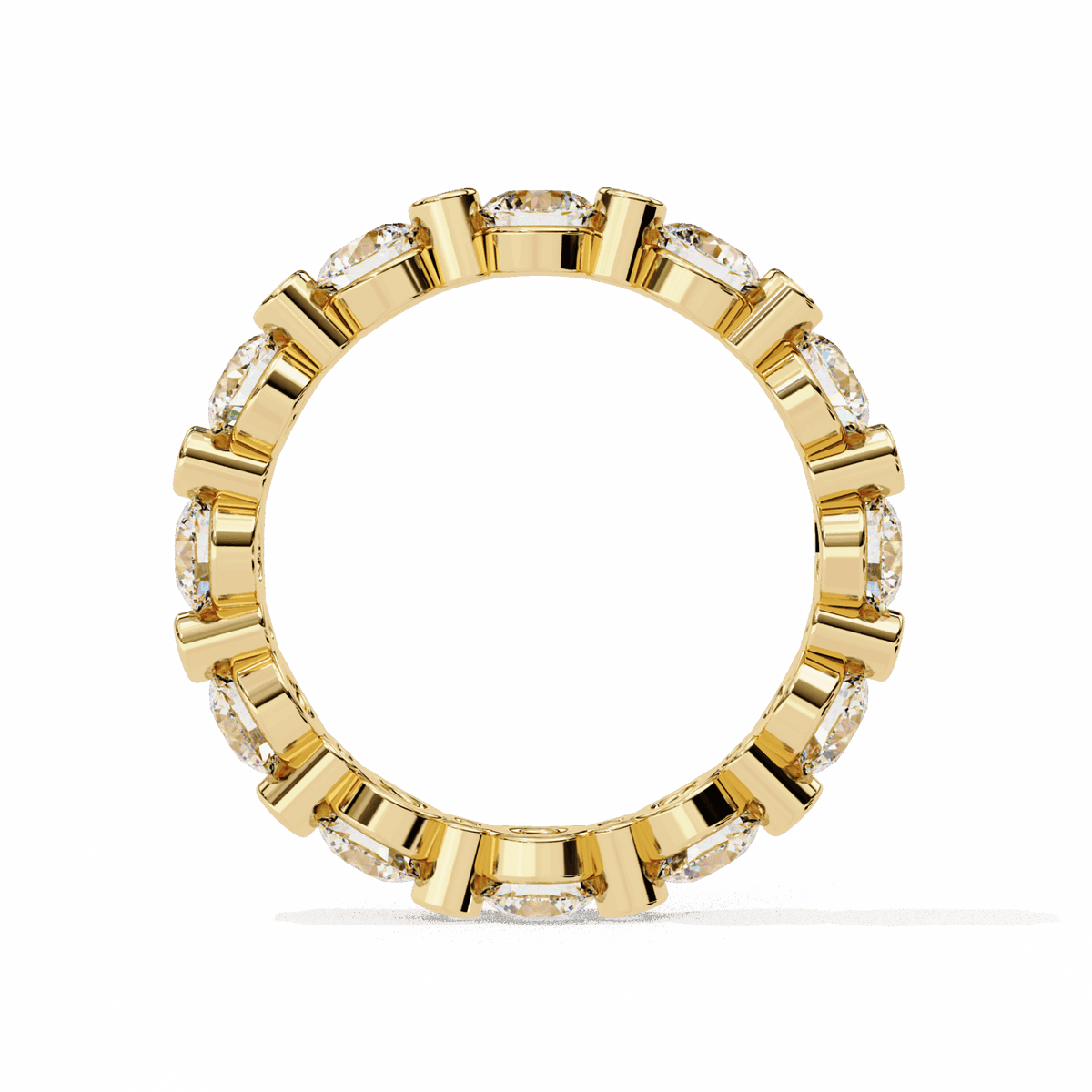 2.5 Carat Round Twilight Band in Moissanite | House of Estara