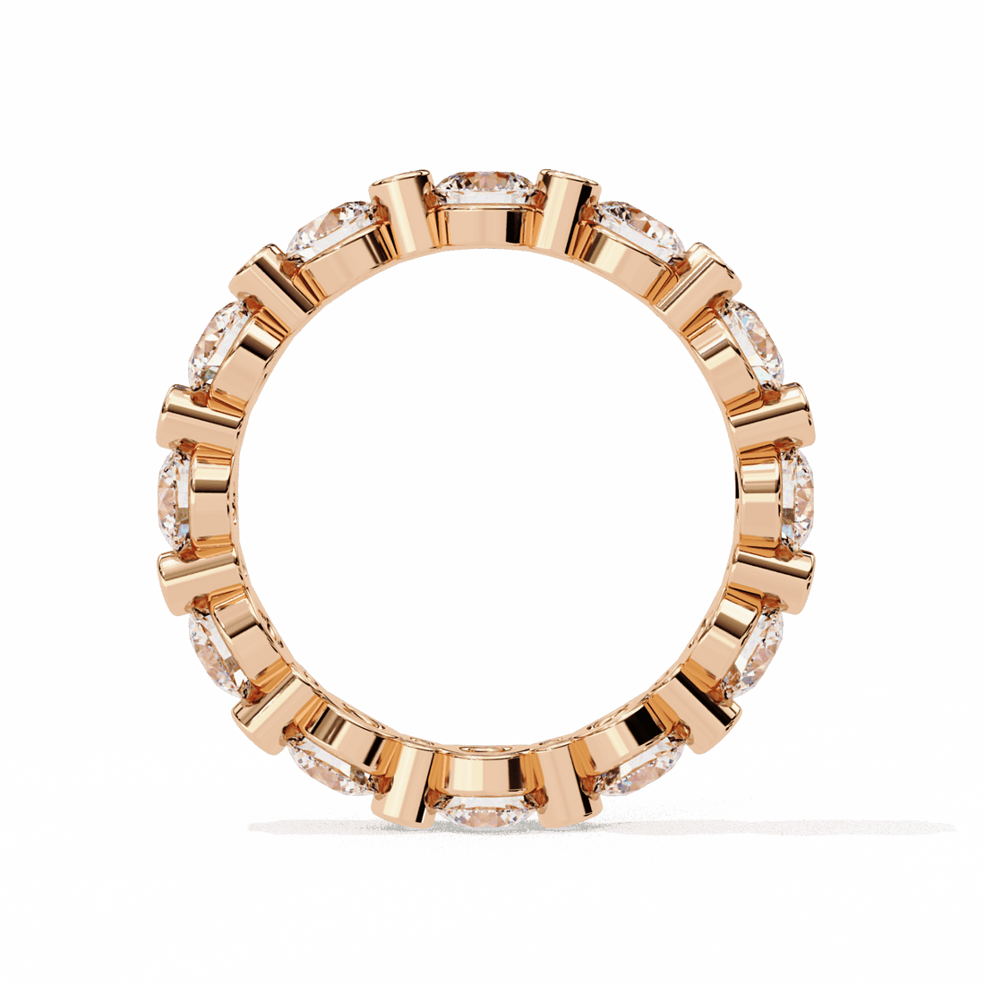 2.5 Carat Round Twilight Band in Moissanite | House of Estara