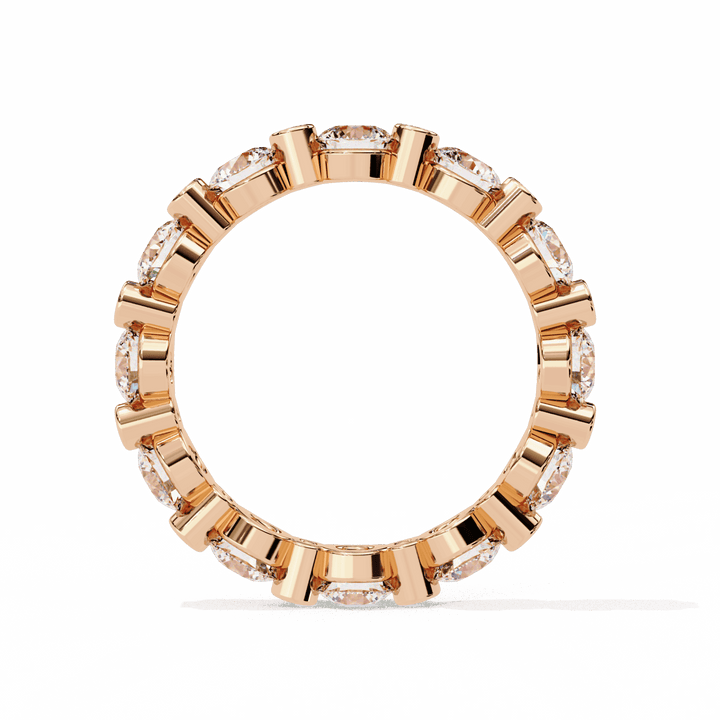 2.5 Carat Round Twilight Band in Moissanite | House of Estara