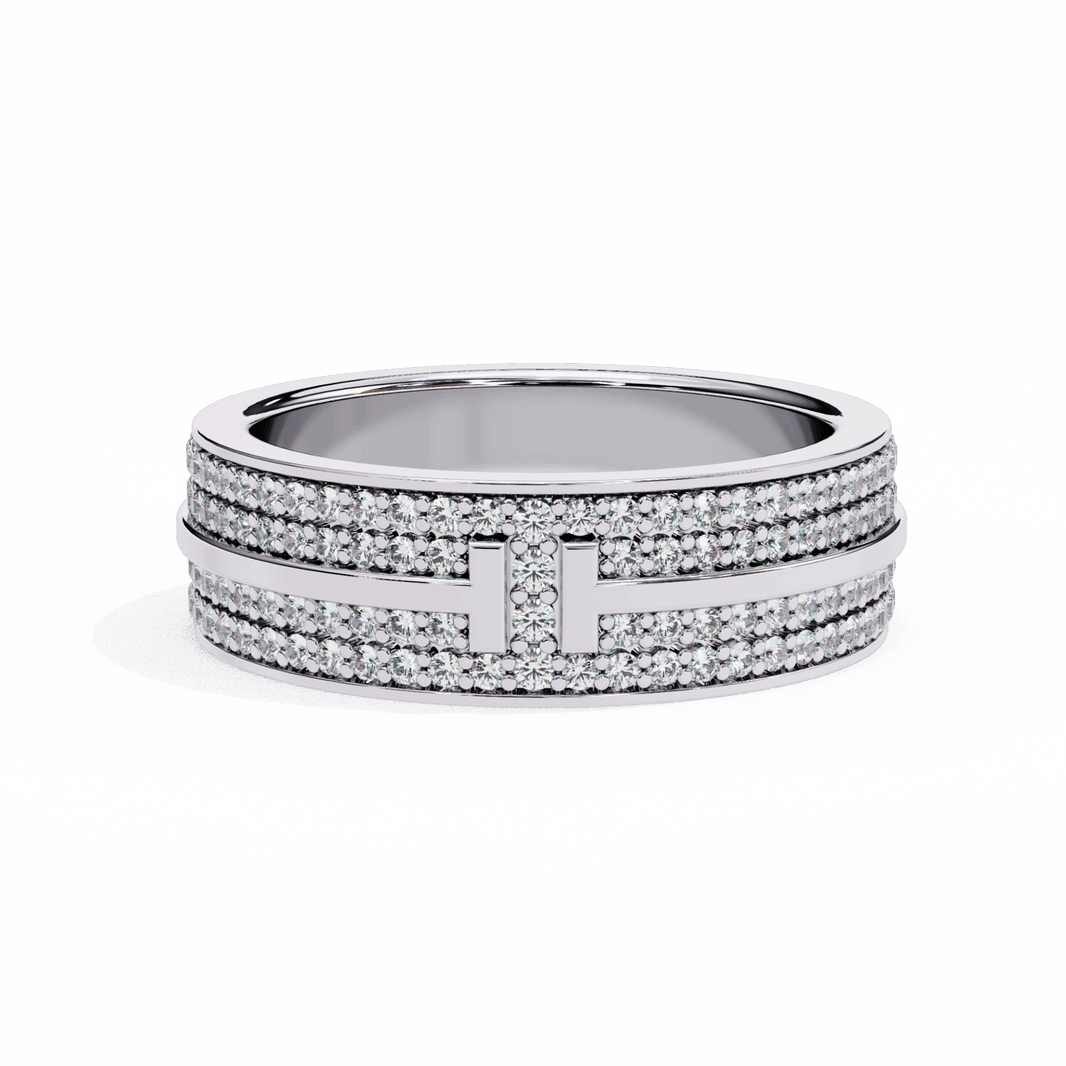 0.75 Carat Round Classic Everyday Band in Moissanite | House of Estara