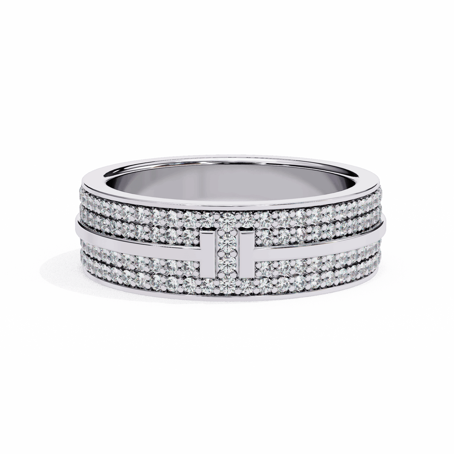 0.75 Carat Round Classic Everyday Band in Moissanite | House of Estara