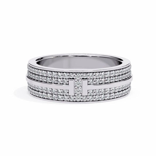 0.75 Carat Round Classic Everyday Band in Moissanite | House of Estara