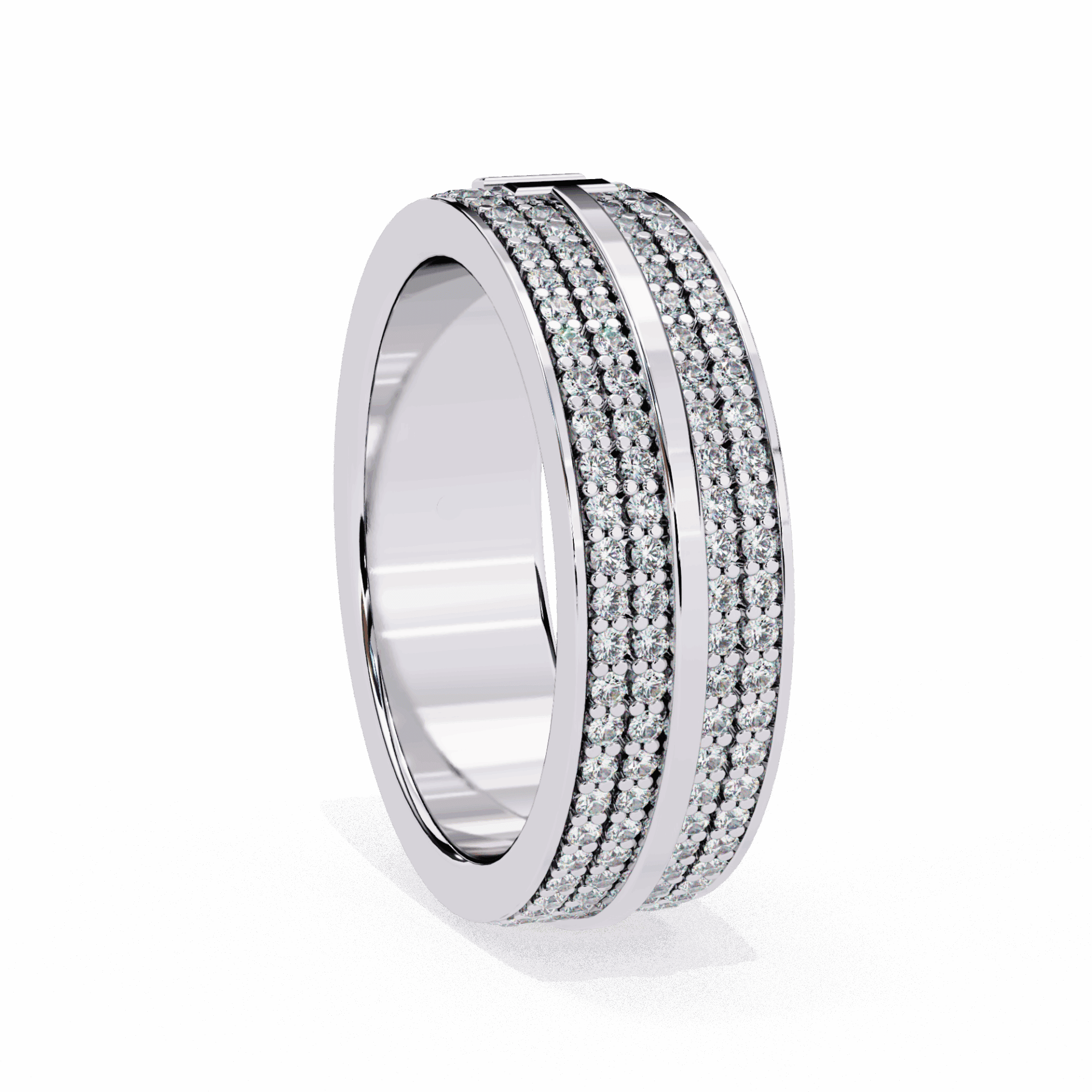 0.75 Carat Round Classic Everyday Band in Moissanite | House of Estara