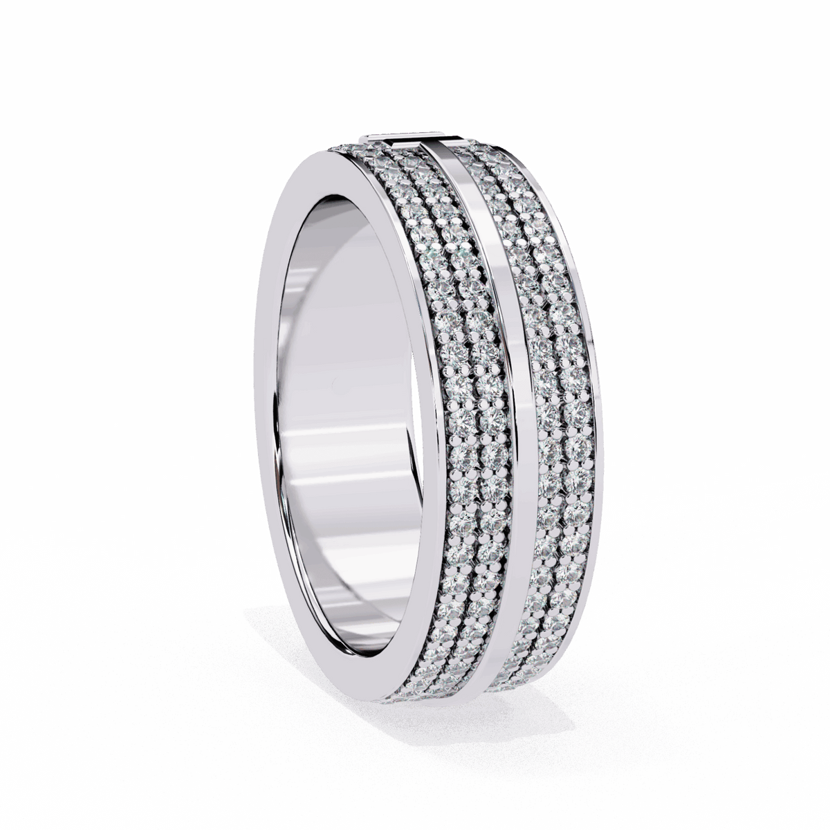 0.75 Carat Round Classic Everyday Band in Moissanite | House of Estara