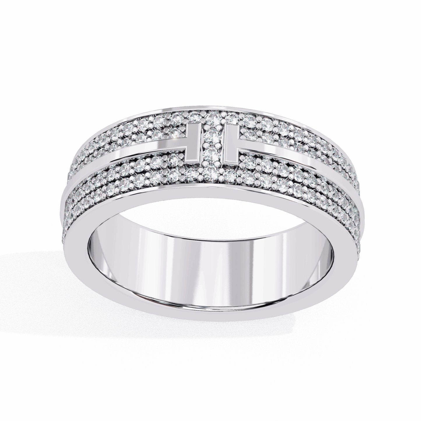 0.75 Carat Round Classic Everyday Band in Moissanite | House of Estara