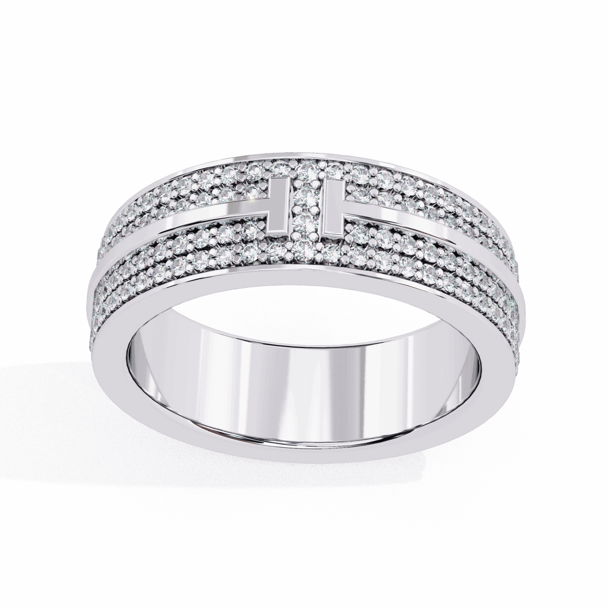 0.75 Carat Round Classic Everyday Band in Moissanite | House of Estara