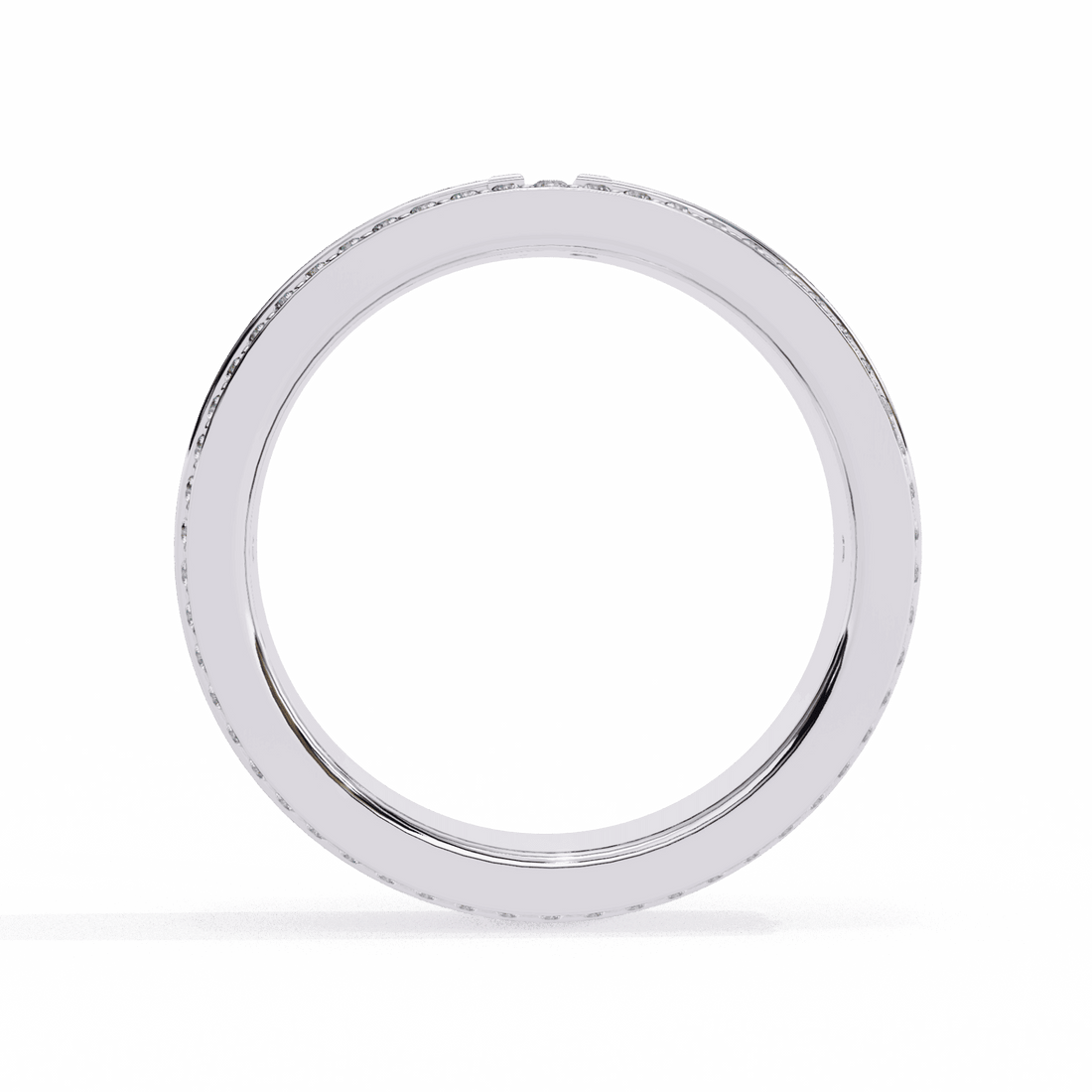 0.75 Carat Round Classic Everyday Band in Moissanite | House of Estara