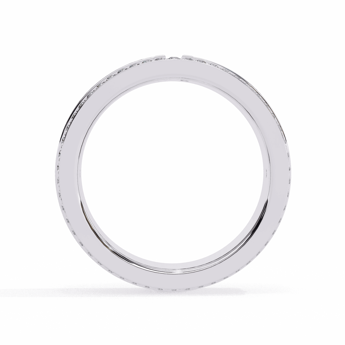 0.75 Carat Round Classic Everyday Band in Moissanite | House of Estara