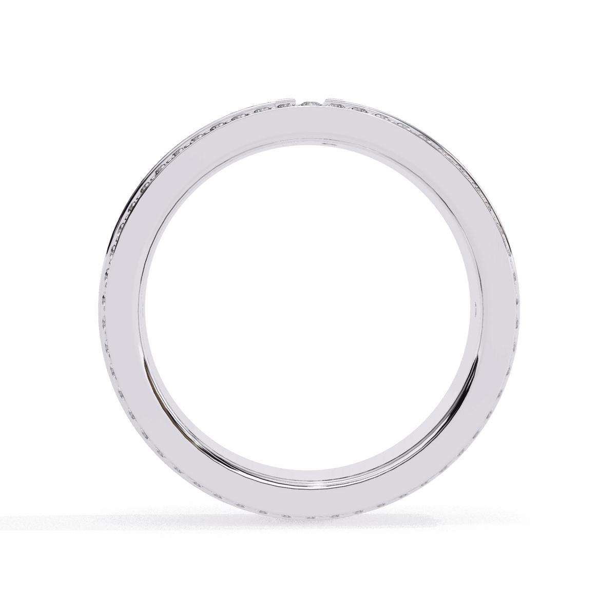 0.75 Carat Round Classic Everyday Band in Moissanite | House of Estara