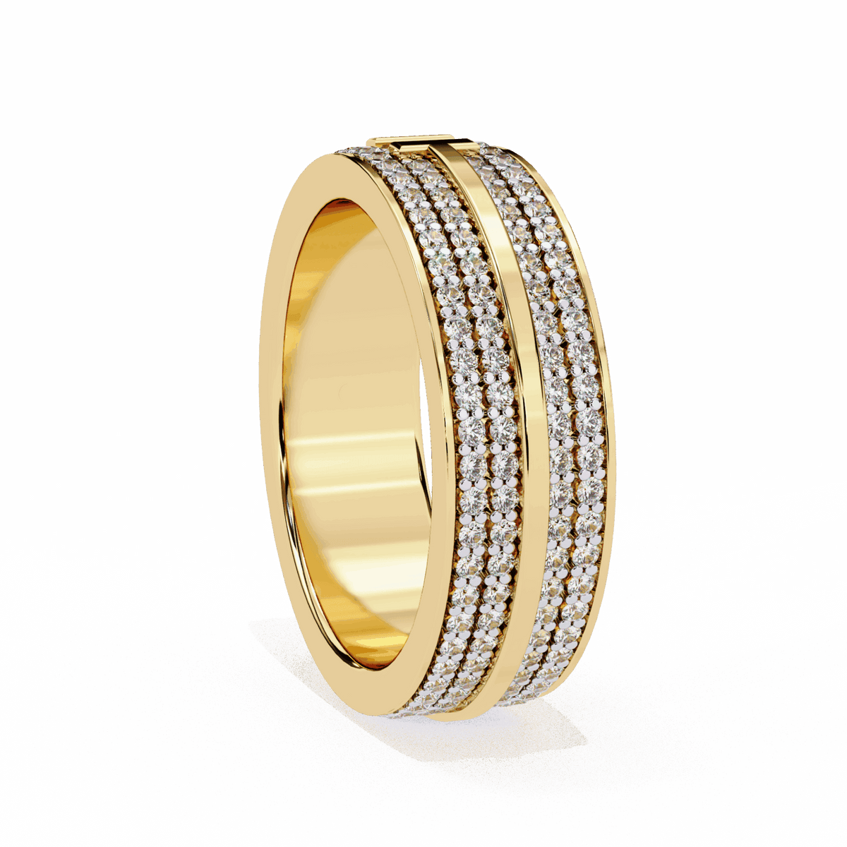 0.75 Carat Round Classic Everyday Band in Moissanite | House of Estara