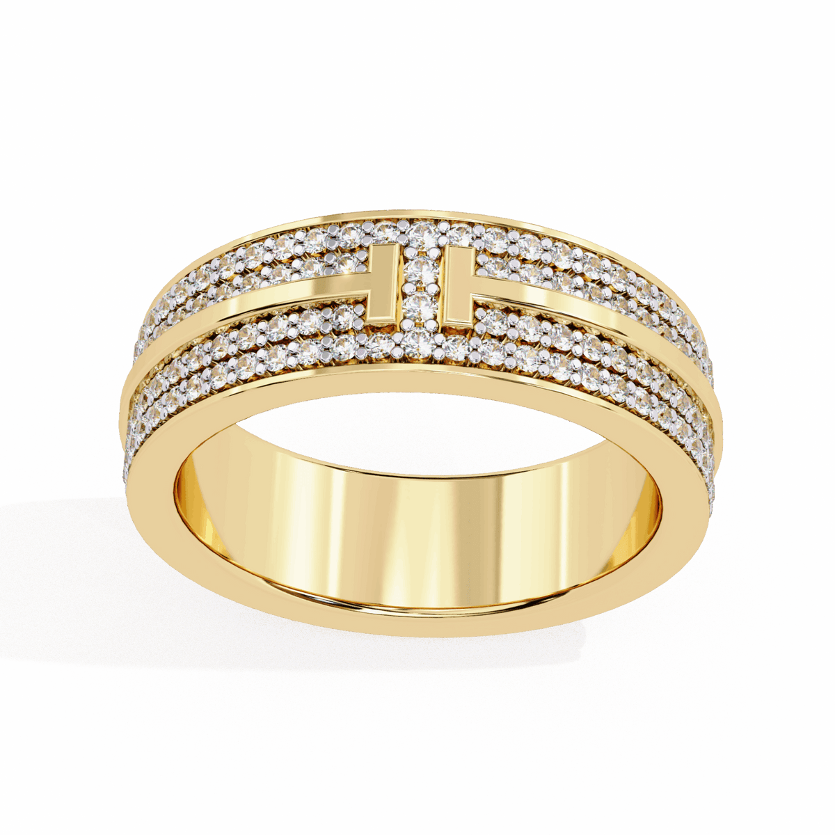 0.75 Carat Round Classic Everyday Band in Moissanite | House of Estara