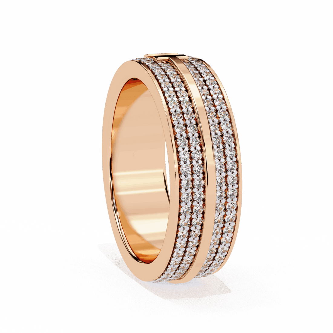 0.75 Carat Round Classic Everyday Band in Moissanite | House of Estara