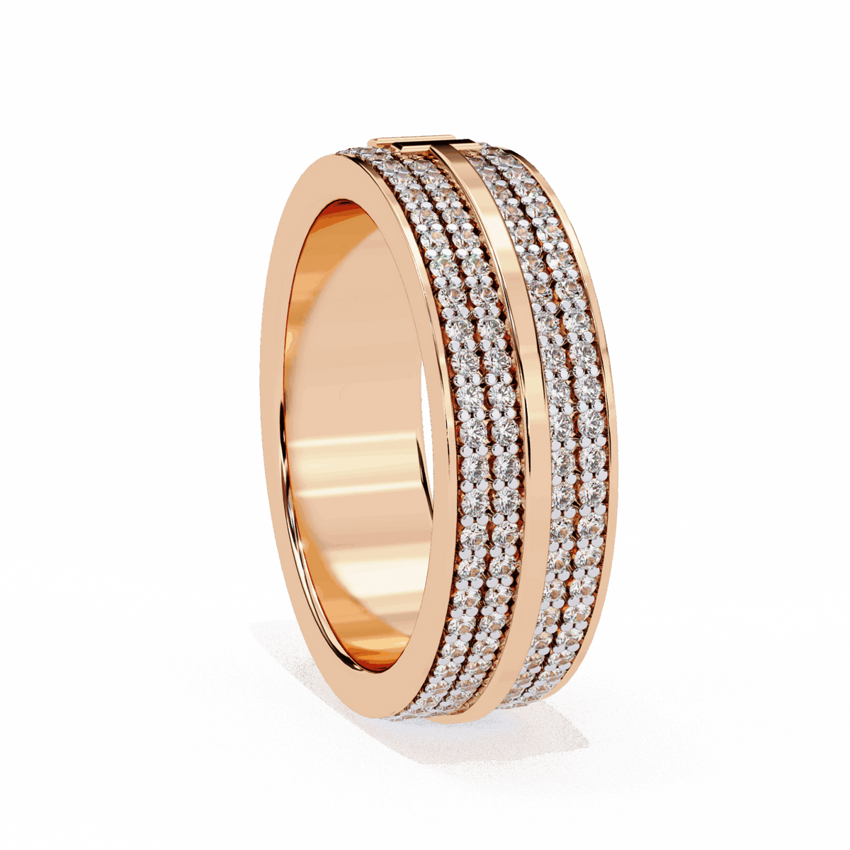 0.75 Carat Round Classic Everyday Band in Moissanite | House of Estara