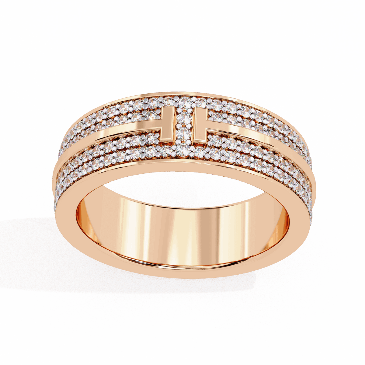 0.75 Carat Round Classic Everyday Band in Moissanite | House of Estara