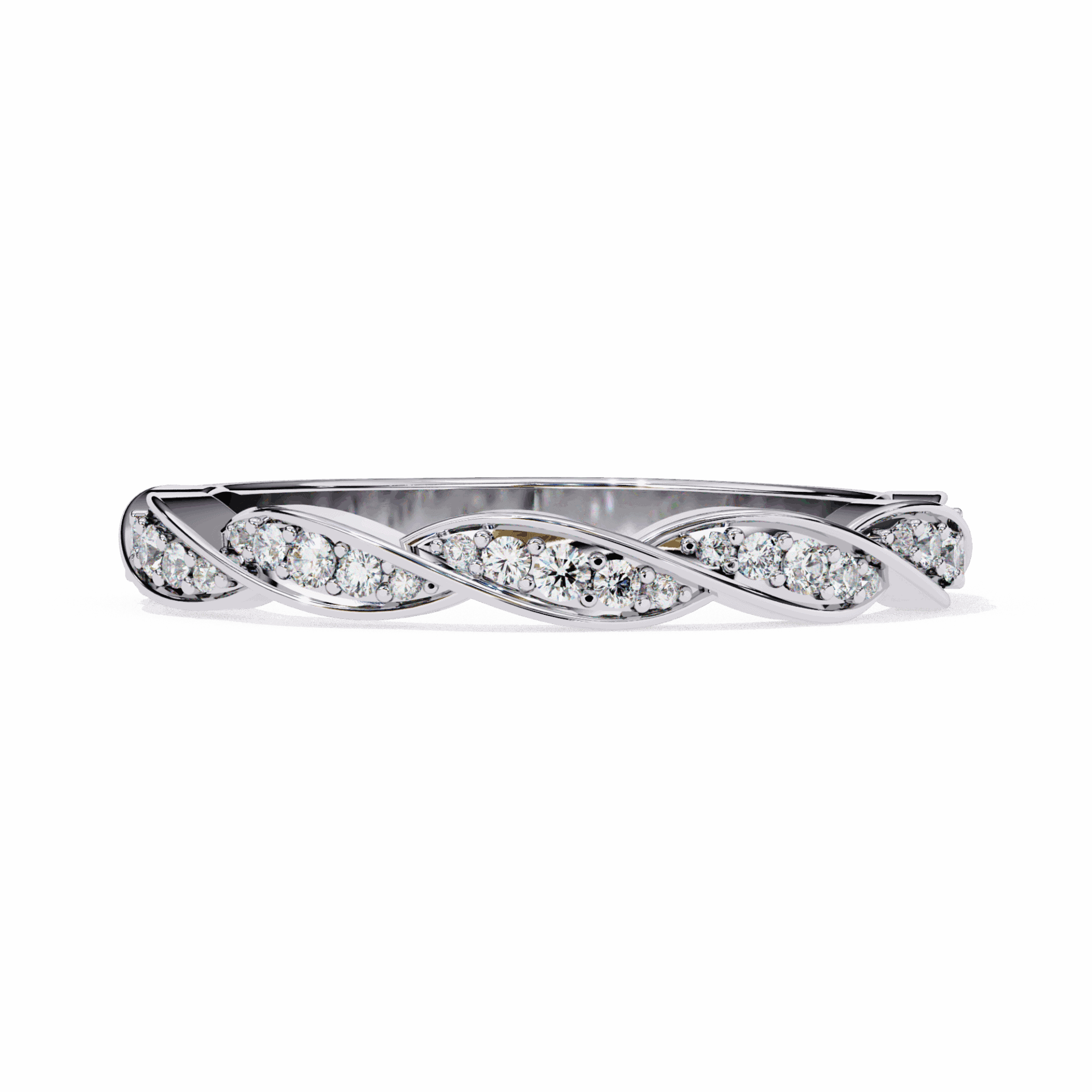 0.35 Carat Round Classic Everyday Band in Moissanite | House of Estara