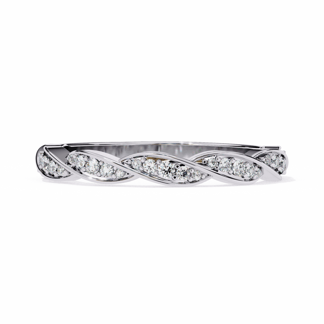 0.35 Carat Round Classic Everyday Band in Moissanite | House of Estara