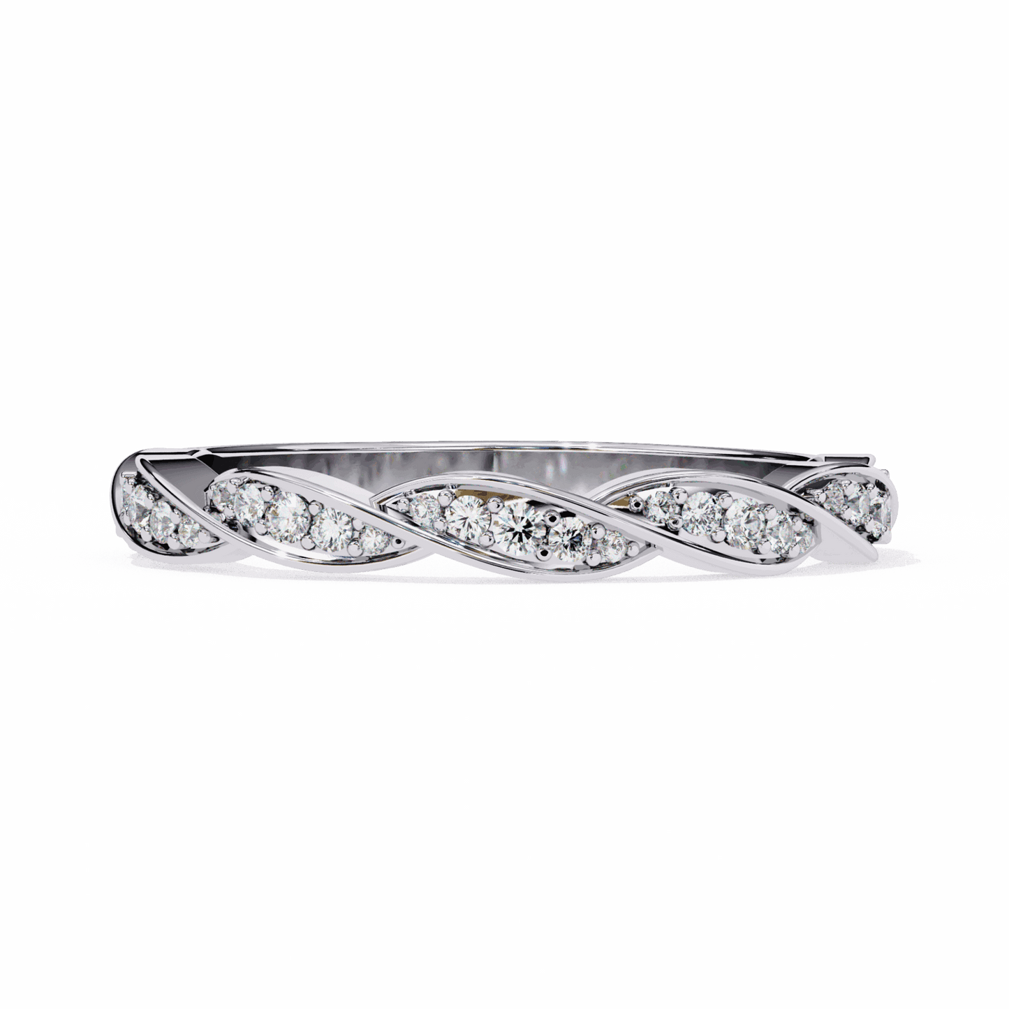 0.35 Carat Round Classic Everyday Band in Moissanite | House of Estara